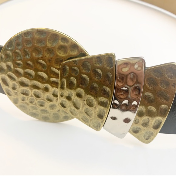 Women’s Small Black Big Buckle‎ Real Leather Belt main image 4